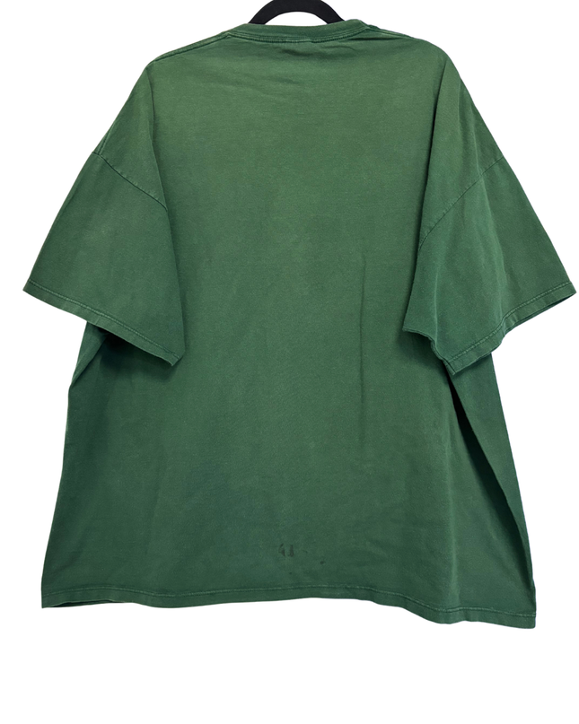 Vintage Jerzees Green 1997 Green Bay Packers Brett Favre Graphic Tee