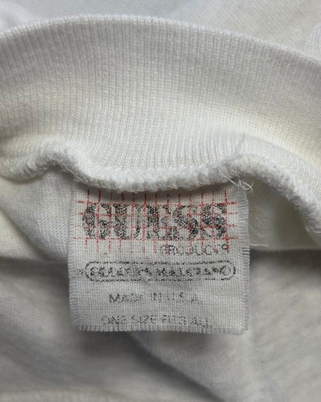 Vintage Guess Georges Marciano White Graphic Long Sleeve Tee