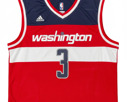 Adidas Red Washington Wizards Bradley Beal #3 NBA Basketball Jersey