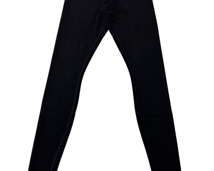 Lululemon Black Low Rise Leggings with Blue Accents
