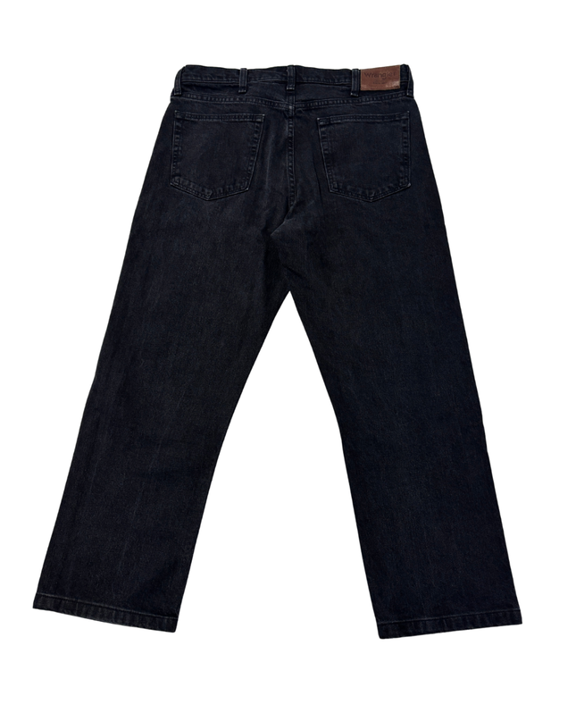 Wrangler Black Regular Fit Jeans