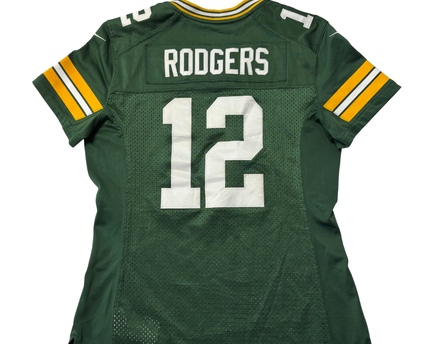 Nike Green Green Bay Packers Aaron Rodgers #12 Women's Football Jersey
