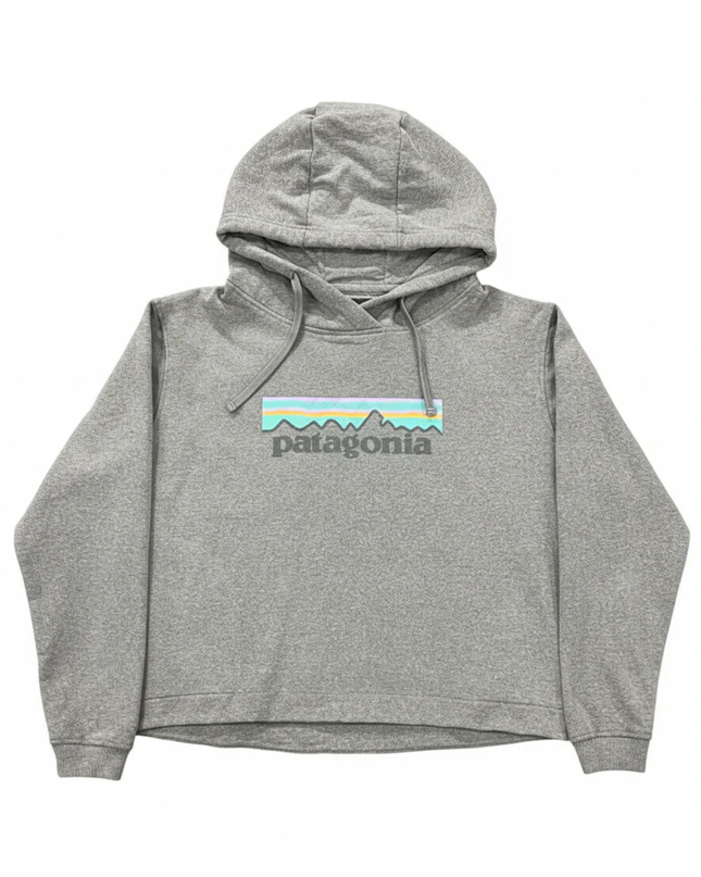 Patagonia Grey Uprisal Graphic Logo Hoodie