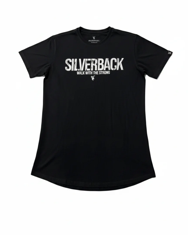 Silverback Black Artistic Gorilla Graphic T-Shirt