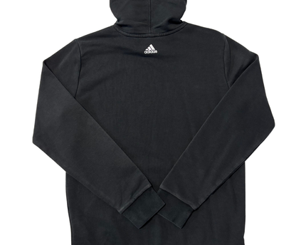 Adidas Black Graphic Logo Hoodie