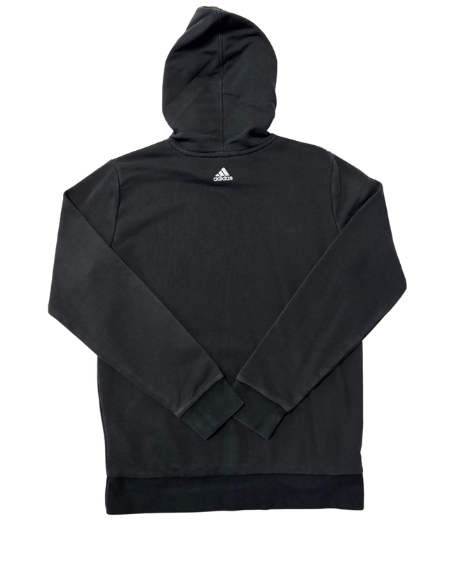 Adidas Black Graphic Logo Hoodie