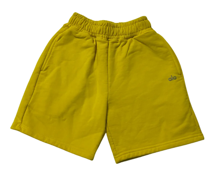Alo Yellow Fleece Lounge Shorts