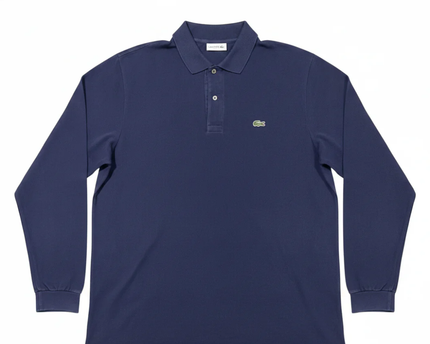 Lacoste Navy Blue Long Sleeve Polo Shirt