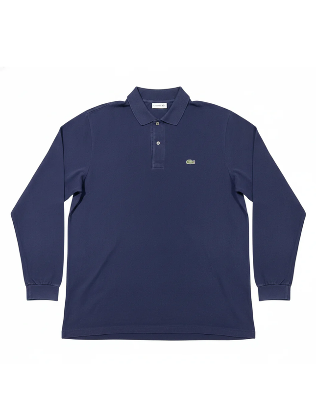 Lacoste Navy Blue Long Sleeve Polo Shirt