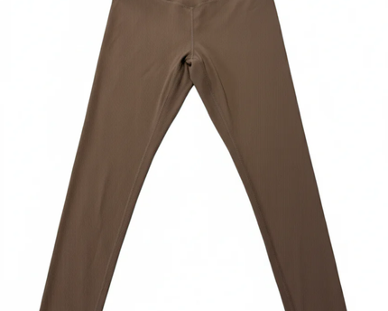 Jason Wu Brown Ribbed High-Rise Leggings