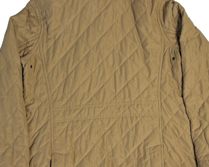 Ralph Lauren Tan Quilted Utility Shooting Jacket