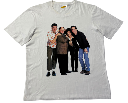 Seinfeld White Cast Graphic Tee Shirt