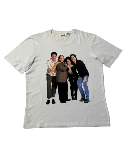 Seinfeld White Cast Graphic Tee Shirt