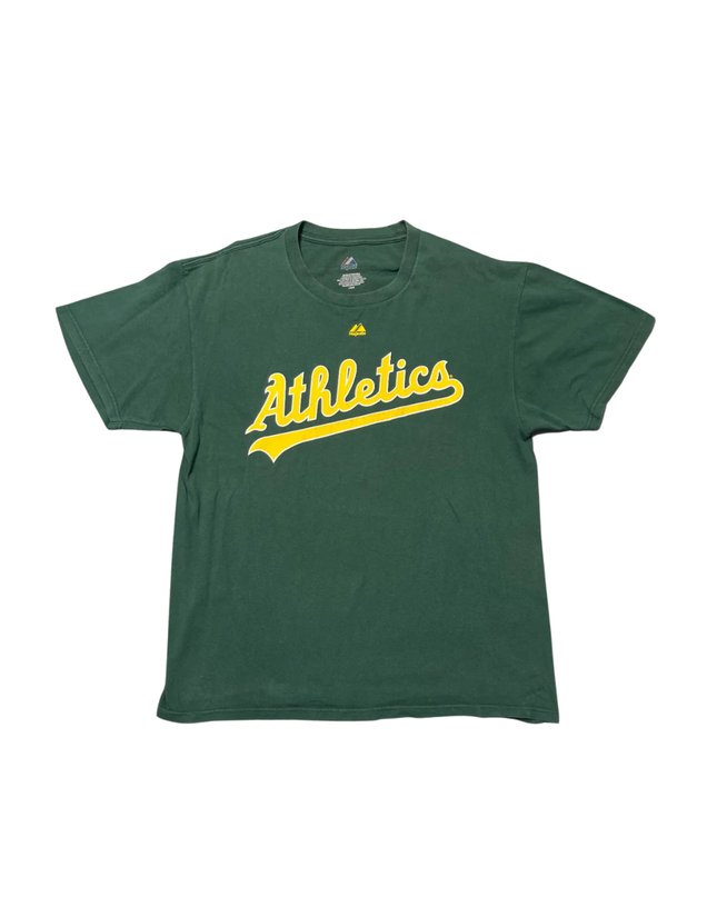 Majestic Green Oakland Athletics Graphic T-Shirt