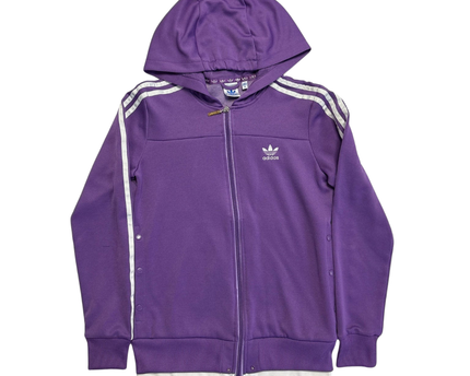 Adidas Purple Trefoil Hoodie