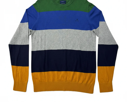 GANT Multi-color Cotton Cashmere Striped Sweater