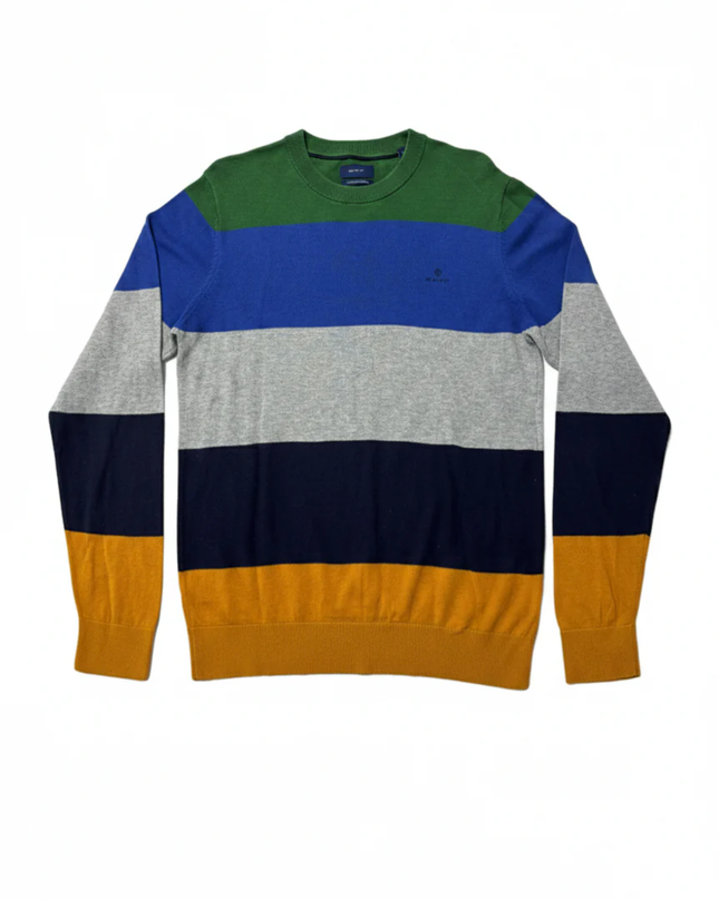 GANT Multi-color Cotton Cashmere Striped Sweater