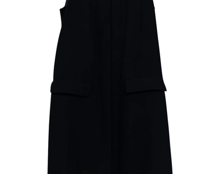 Zara Woman Black Sleeveless Longline Dress