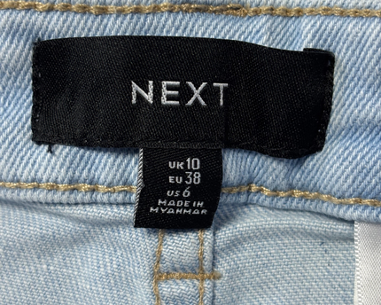 Next Light Blue Denim Cut-Off Shorts