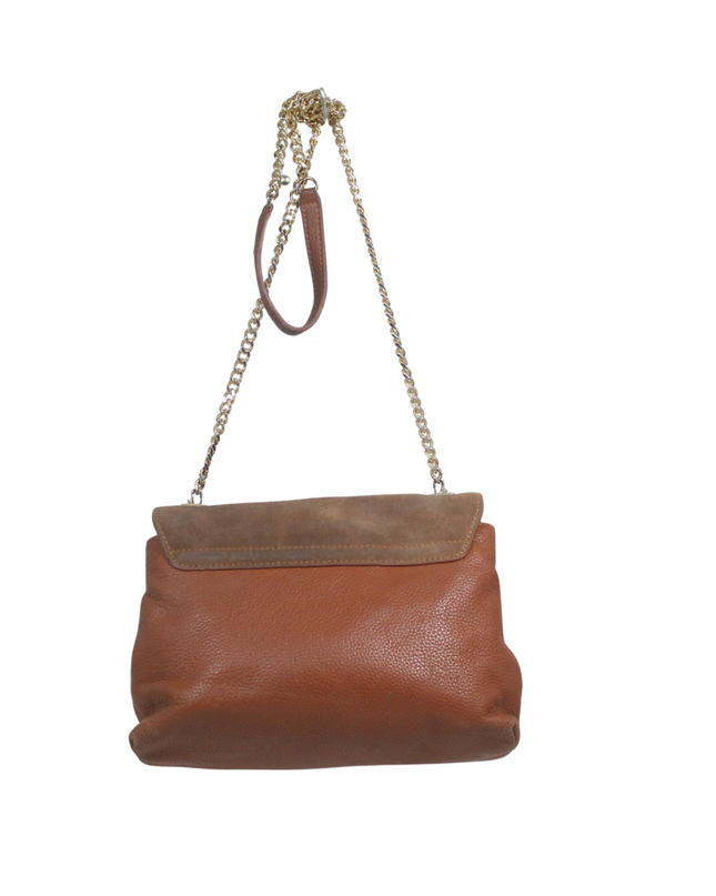 Ted Baker Brown Suede and Leather Shoulder Bag