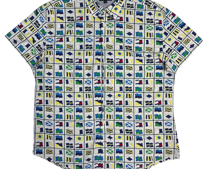 Tommy Hilfiger Multi Nautical Flag Short Sleeve Shirt