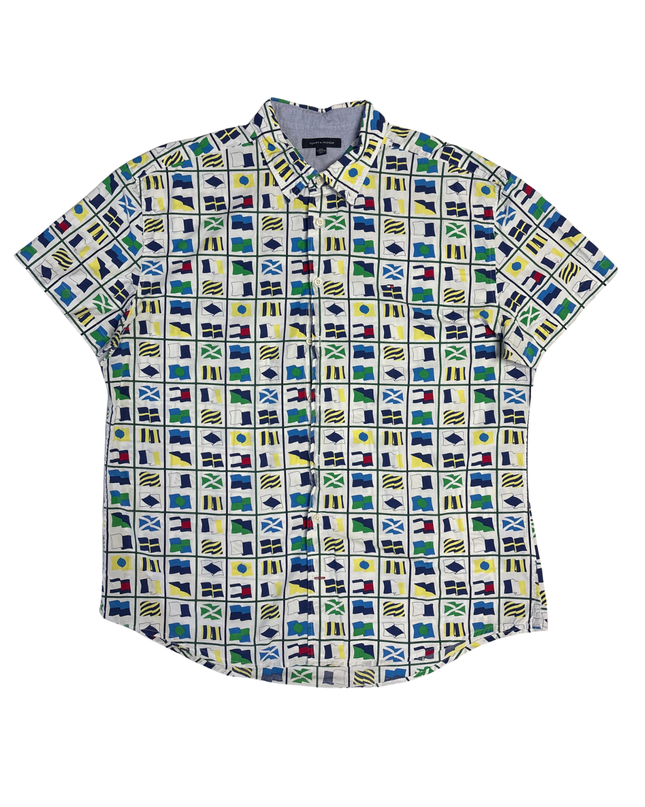 Tommy Hilfiger Multi Nautical Flag Short Sleeve Shirt