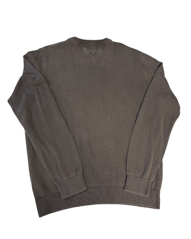 Tommy Hilfiger Brown Premium Cotton Crewneck Sweater