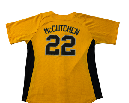 Majestic Yellow Pittsburgh Pirates Andrew McCutchen #22 Baseball Jersey