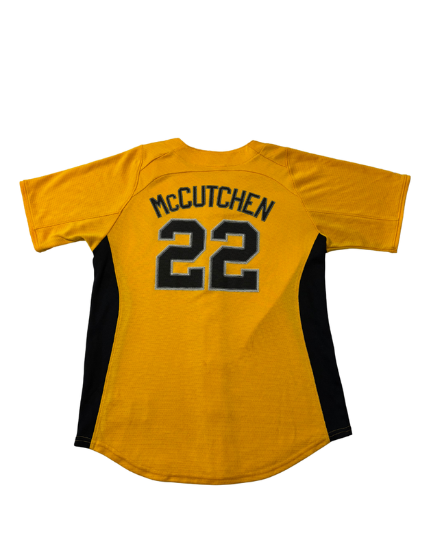Majestic Yellow Pittsburgh Pirates Andrew McCutchen #22 Baseball Jersey