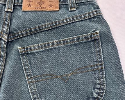 Cobra Jeans Blue Vintage High-Waisted Tapered Denim