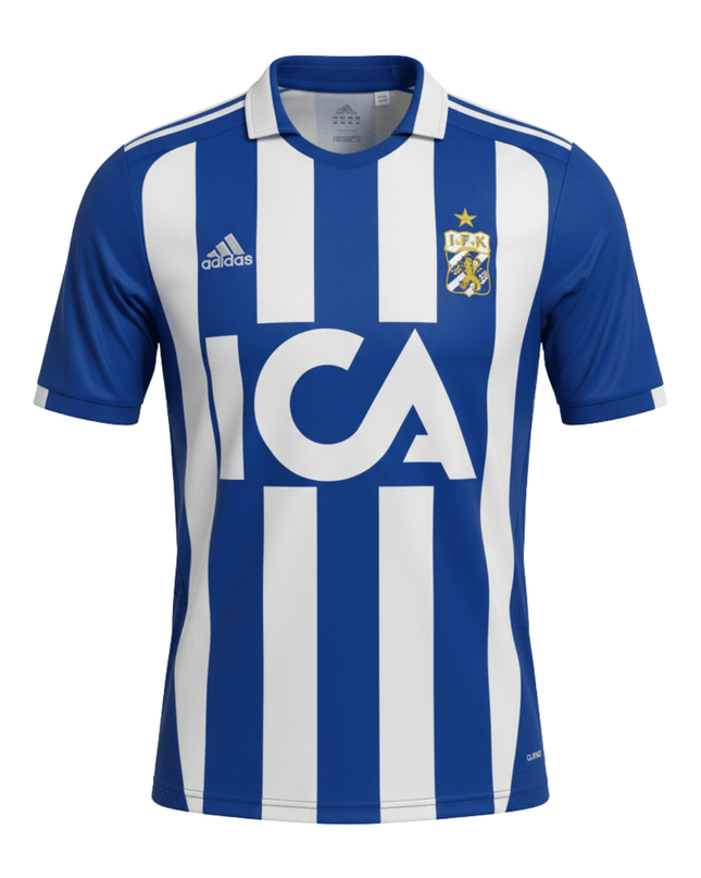Adidas Blue, White IFK Göteborg ICA Home Jersey