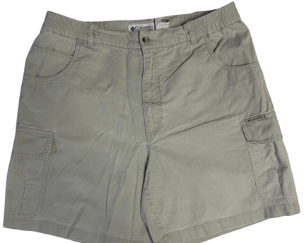 Columbia Beige Men's Utility Cargo Shorts
