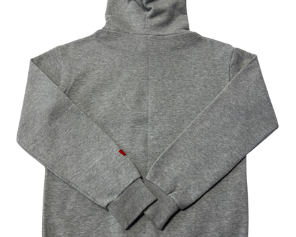 Supreme Grey Embossed Box Logo Hoodie