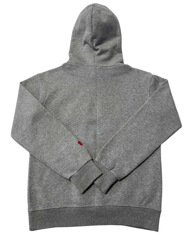Supreme Grey Embossed Box Logo Hoodie