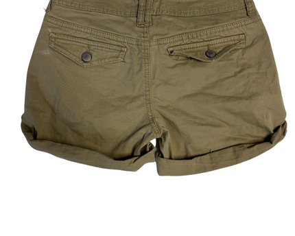 Aeropostale Tan Cuffed Chino Shorts