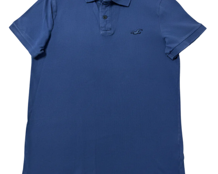 Hollister Blue Advanced Stretch Polo Shirt
