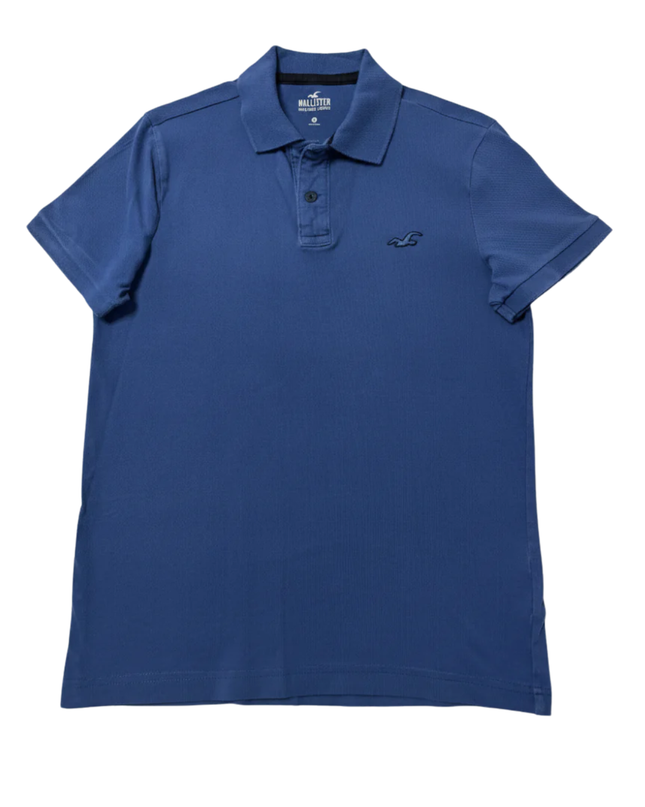 Hollister Blue Advanced Stretch Polo Shirt