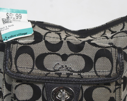 Coach Black Signature Jacquard Crossbody Bag
