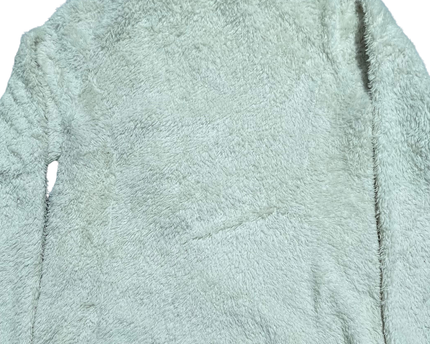 Patagonia Cream High-Pile Fleece Quarter-Zip Sweatshirt