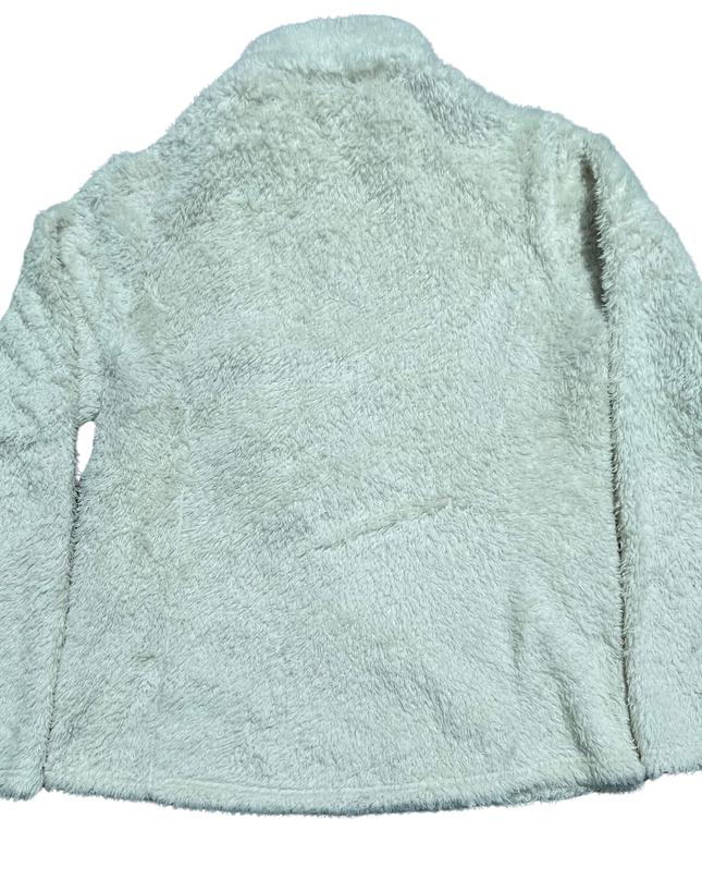 Patagonia Cream High-Pile Fleece Quarter-Zip Sweatshirt
