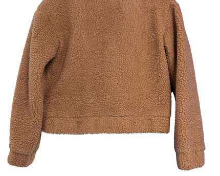 Princess Polly Brown Teddy Faux Fur Zip-Up Jacket