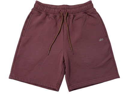 Alo Burgundy Unisex Lounge Shorts