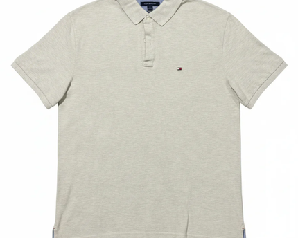 Tommy Hilfiger Beige Classic Short Sleeve Polo Shirt