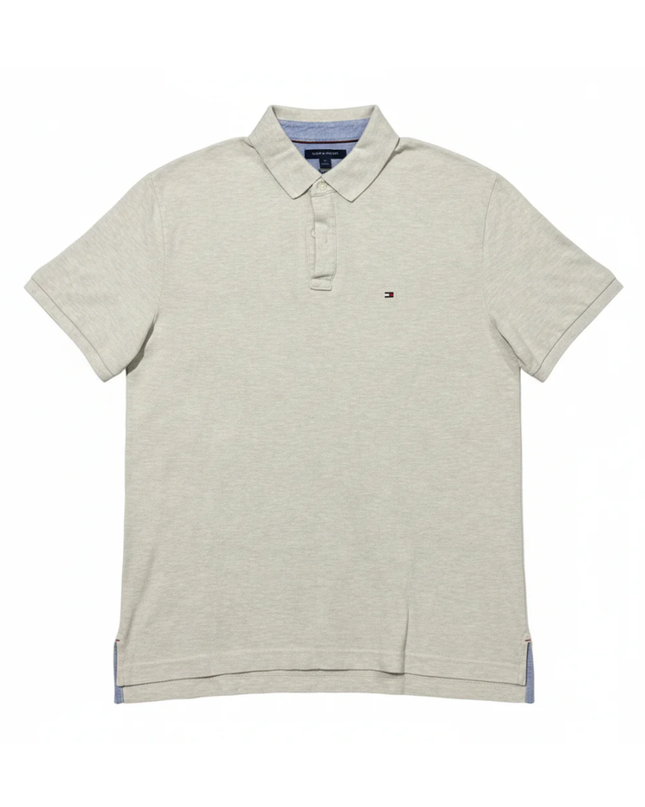 Tommy Hilfiger Beige Classic Short Sleeve Polo Shirt