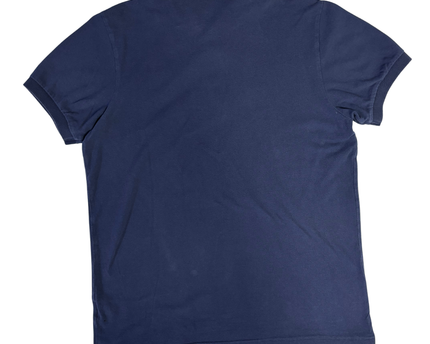Adidas Navy Blue Classic Pique Polo Shirt