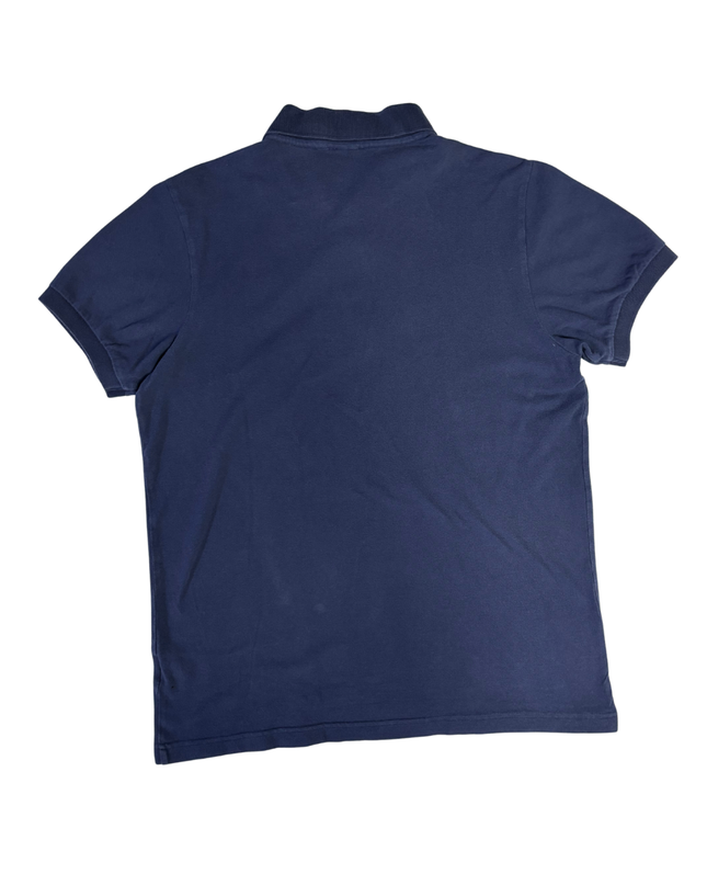 Adidas Navy Blue Classic Pique Polo Shirt