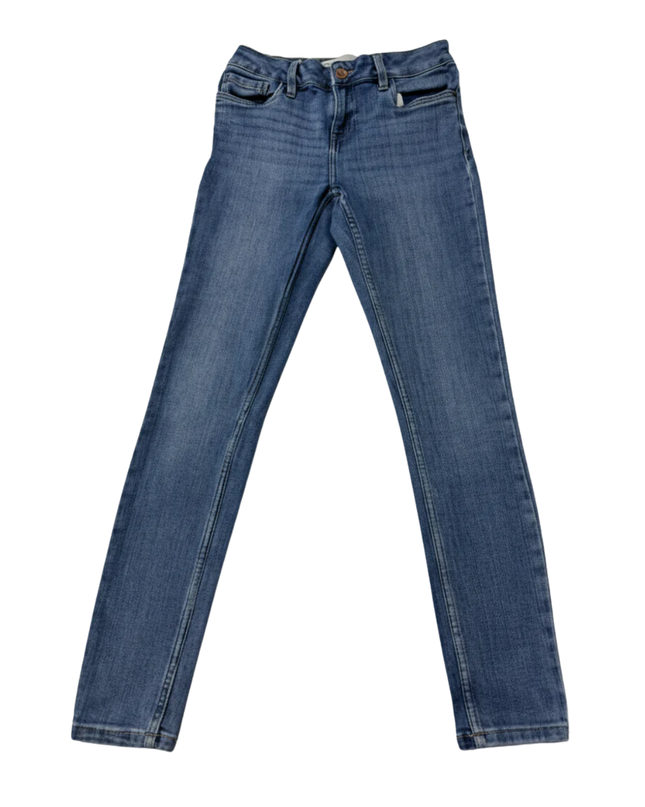 Next Blue Skinny Mid Rise Jeans