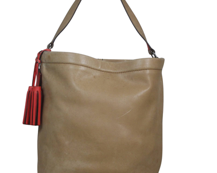 Coach Tan Leather Legacy Penny Pocket Hobo Bag