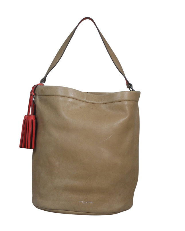 Coach Tan Leather Legacy Penny Pocket Hobo Bag