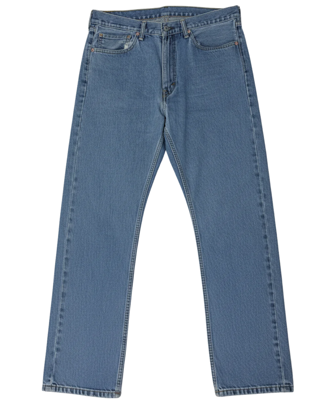 Levi's Blue 505 Regular Fit Straight Leg Jeans